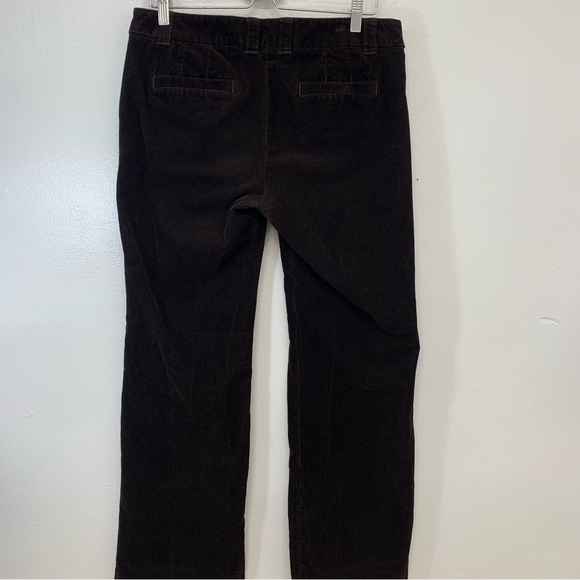 J Crew Corduroy Pants Woman 10  Boot Brown Trouser Pockets Casual‎ Work Office - Picture 5 of 11